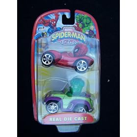 Spider-Man & Friends - Real Die Cast - Race Buddies - Incredible Hulk