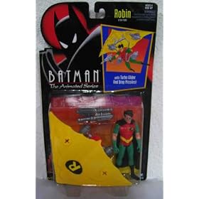 Batman The Animated Series Robin Action Figure with Turbor Glider by Batman