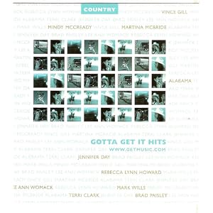 Gotta Get It Hits: Country by Various Artists, Vince Gill, Martina McBride, Alabama, and Terri Clark (Audio CD - 2000)