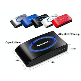 SimpleTech 1 TB Simpledrive USB 2.0 Designed By Pininfarina