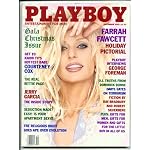 Playboy Magazine, Farrah Fawcett, December 1995 book cover