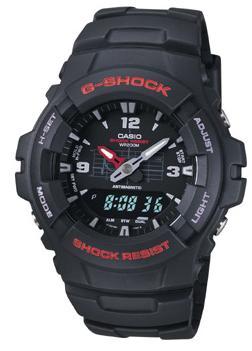 Casio Men's G100-1BV G-Shock Classic Ana-Digi jam tangan Casio Men's G100-1BV G-Shock Classic Ana-Digi