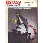 Click here to buy Galaxy Science Fiction, February 1953: Four in One; Watchbird; Protective Mimicry; Saucer... by  Damon; Sheckley, Robert; Budrys, Algis; Sturgeon, Theodore Knight.