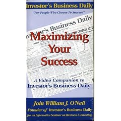 Investor's Business Daily - Maximizing Your Success (VHS)