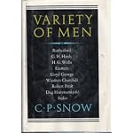 Variety of Men Rutherford, G.H. Hardy, H.G. Wells, Lloyd George, Winston Churchill, Robert Frost, Dag Hammarskjold,Stalin book cover