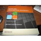 Math 300: Descriptive Statistics (Strayer University) by Saltzer