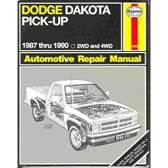 Dodge Dakota Pick-up 1987 thru 1990 2WD and 4WD Automotive Repair Manual