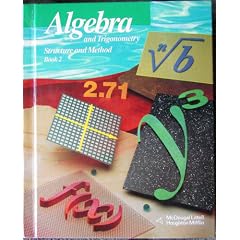 Algebra and Trigonometry Structure and Method Book 2