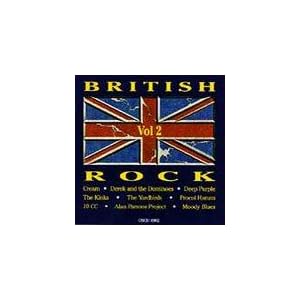  2 British Rock by Derek and the Dominoes, Cream, Deep Purple, The Kinks, and The Yardbirds (Audio CD - 1991)