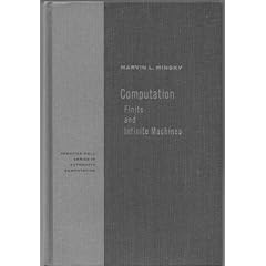 Computation: Finite and Infinite Machines (Automatic Computation)