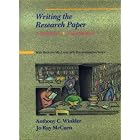 Winkler Mccuen Writing the Research Paper:Hndbk 3e by Anthony C Winkler
