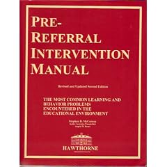 Pre-Referral Intervention Manual