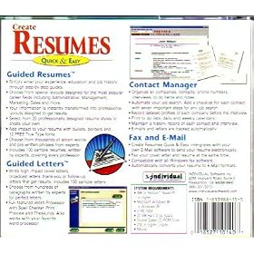 Create Resumes Quick and Easy by 