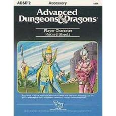Player Character Record Sheets (Advanced Dungeons & Dragons/9028)