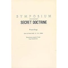 Proceedings : 1st International Symposium on the Secret Doctrine