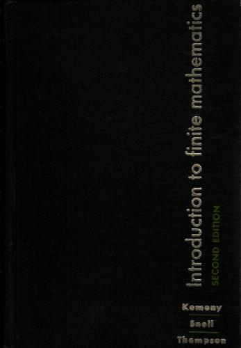 Introduction To Finite Mathematics