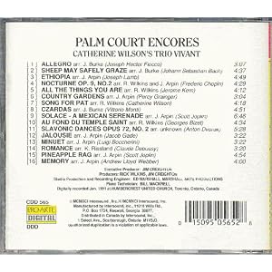 Palm Court Encores by Catherine Wilson Trio (Audio CD - 1993)