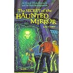 Alfred Hitchcock and the three investigators in the secret of the haunted mirror book cover