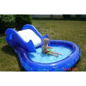 Slide N' Splash Whale Pool