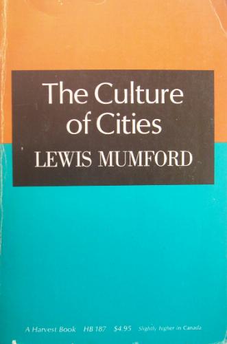 The culture of cities Cover Art