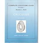 Complete Solutions Guide Volume 1 Calculus by Dianna L. Zook, Larson, and Hostetler