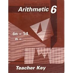 Arithmetic 6 Speed Drills and Tests Teacher Key (ABEKA 23671010)