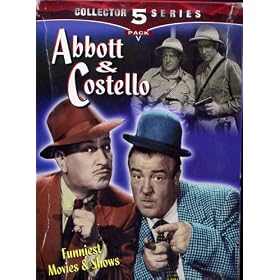 Abbott & Costello Gift Set (Africa Screams/Jack & The Beanstalk/In The Movies/Live & Hilarious/The Colgate Comedy Hour) [VHS]