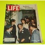 LIFE MAGAZINE NOVEMBER 1, 1968 MRS.JF KENNEDY JACKIE'S WEDDING COLOR PHOTO ILLUSTRATED COVER book cover