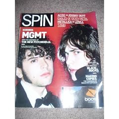 Spin Magazine November 2008: MGMT;Making Copies;Black Rock;AC/DC;Black Rock