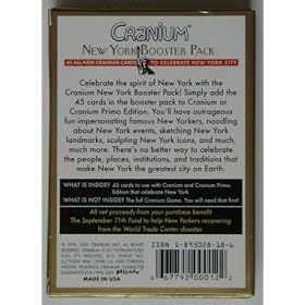 Click here to buy Cranium: New York Booster Pack, 45 All New Cranium Cards to Celebrate New York City, September 11th... by Cranium.