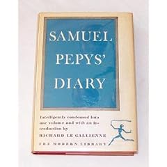 Passages from the diary of Samuel Pepys, (The modern library of the world's best books, 103.1)
