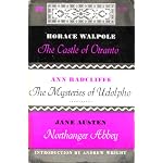 The Castle of Otranto by Horace Walpole-The Mysteries of Udolpho by Ann Radcliffe (Abridged) - Northanger Abbey by Jane Austen book cover