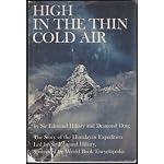 High in the thin cold air; the story of the Himalayan Expedition, led by Sir Edmund Hillary, sponsored by World Book Encyclopedia book cover