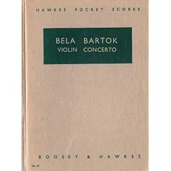 Vintage 1946 Violin concerto. [No. 2.] Full Score [IMPORT] by Bela Bartok (Author)