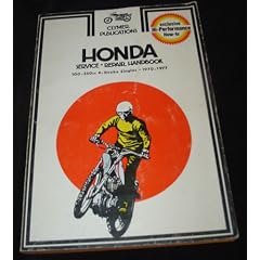 Honda Service-Repair Handbook: 100-350Cc 4-Stroke Singles, 1970-1977