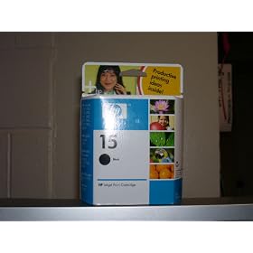 Hewlett Packard No. 15 Black Ink Jet Cartridge (C6615DN)