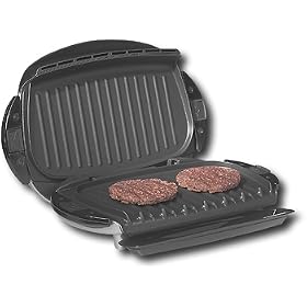 George Foreman Next Grilleration 4-Burger Grills with Removable Plates