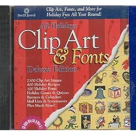 All Holidays Clip Art and Fonts Deluxe Edition for Windows 3.1 95 98 NT 4.0 by 