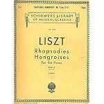 Schirmer's Library of Musical Classics: FRANZ LISZT - Rhapsodies Hongroises for the Piano - Book II (2) book cover