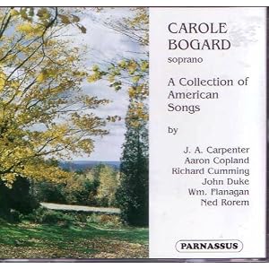 A Collection of American Songs by John Alden Carpenter, John Duke, Richard Cumming, Aaron Copland, and William Flanagan (Audio CD - 2001) - Classical