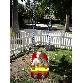 Fisher-Price Infant To Toddler Swing in Red