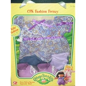 Cabbage Patch Kids Playtime Fashions - Fashion Frenzy - Blue and Green by Play Along