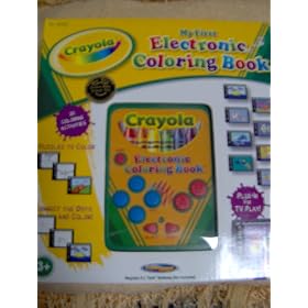 CRAYOLA MY FIRST ELECTRONIC COLORING BOOK by Crayola