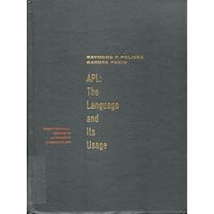 A. P. L. (Prentice-Hall series in automatic computation)