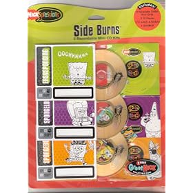 Nickelodeon Side Burns 3 Recordable Mini Cd Kits by Side Burns