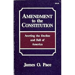Amendment To The Constitution: Averting the Decline and Fall of America