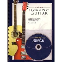 First Act LEARN & PLAY GUITAR ACOUSTIC & ELECTRIC with play-along CD & acoustic guitar strings