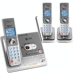 AT&T SL82318 DECT 6.0 Digital Three Handset Answering System (Silver/Gray)