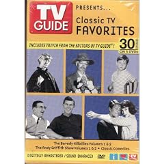 TV Guide Presents Classic TV Favorites - 30 Episodes on 5 DVDs - Includes: The Beverley Hillbillies, The Andy Griffith Show, Dick Van Dyke Show, My Little Margie, Topper, Jack Benny Program, Petticoat Junction and The Lucy Show