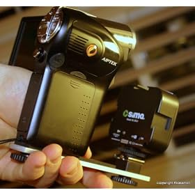 Aiptek Action HD GVS 1080P High Definition Camcorder with 5x Optical Zoom